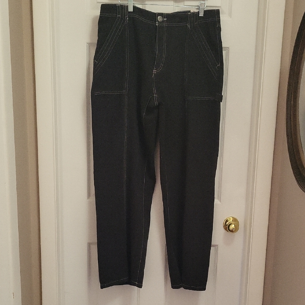 SO Low Rise Carpenter Jeans - Dark Blue with White Stitching